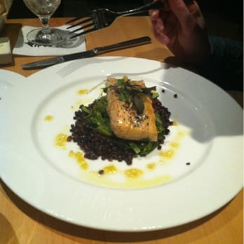 PINE Restaurant - Salmon with grains - New American Near Me - Hanover, New Hampshire