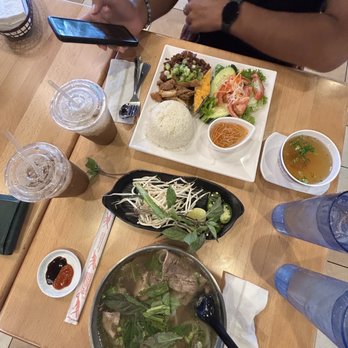 Pho Lucky - iced viet coffee, broken rice w bbq pork/chicken/meatloaf, and pho w rare steak/brisket/meatball - Vietnamese Near Me - San Diego, California Pho Lucky - iced viet coffee, broken rice w bbq pork/chicken/meatloaf, and pho w rare steak/brisket/meatball - Vietnamese Near Me - San Diego, California