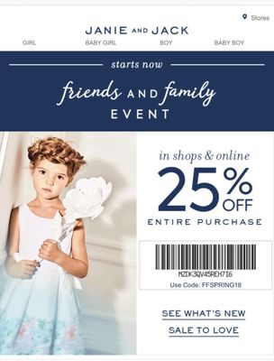 janie and jack sale baby girl