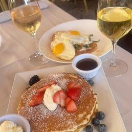 Pancake and toast Pancake and toast