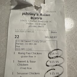 Previous receipt showing Gluten free fried rice Previous receipt showing Gluten free fried rice