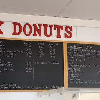 MX Donut - a menu on a blackboard - Donuts Near Me - Hayward, California
