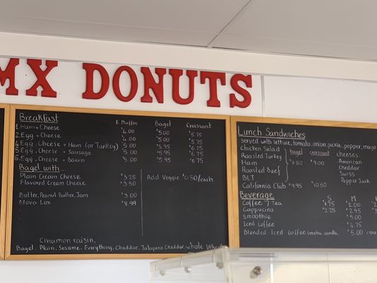 Menu photo 3 MX Donut Hayward, CA