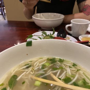 Noodle Saigon - What's left of my brisket / beef pho + fiancée - Vietnamese Near Me - Naples, Florida