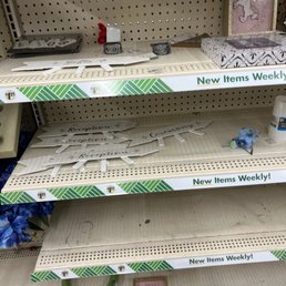 Shelves were prett empty today