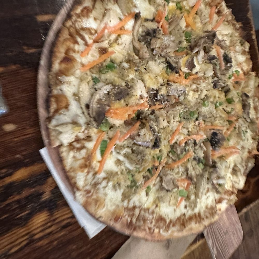 Paddle Hard Brewing - Thai pizza - Breweries Near Me - Grayling, Michigan