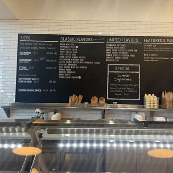 Jeni's Splendid Ice Creams - Menu board - Ice Cream & Frozen Yogurt Near Me - Gilbert, Arizona