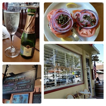 Antoine's Cafe - Lox and Cream Cheese ($9.95) - Breakfast & Brunch Near Me - San Clemente, California
