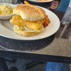 Halibut House Fish and Chips - Fish burger