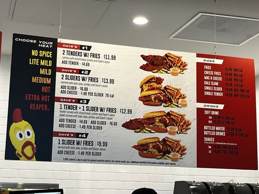Menu photo 2 Dave's Hot Chicken Canton, OH