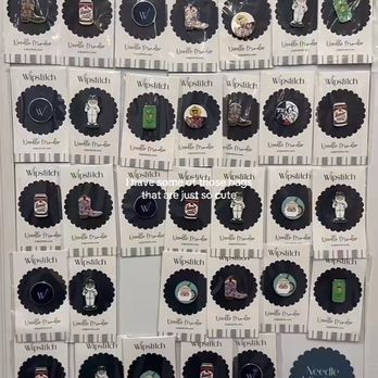 Wipstitch - Lots of needle minders - Arts & Crafts Near Me - Dallas, Texas Wipstitch - Lots of needle minders - Arts & Crafts Near Me - Dallas, Texas
