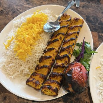 Caspian - Best dish we had- ground chicken skewers- flavorful, tender, nicely cooked. - Persian/Iranian Near Me - Bellevue, Washington