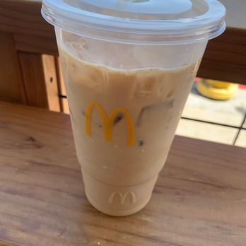 McDonald's - Large Iced Hazelnut Coffee - Fast Food Near Me - Santa Cruz, California McDonald's - Large Iced Hazelnut Coffee - Fast Food Near Me - Santa Cruz, California