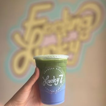 Lucky 7 Coffee - Mermaid latte - Coffee & Tea Near Me - Hermosa Beach, California Lucky 7 Coffee - Mermaid latte - Coffee & Tea Near Me - Hermosa Beach, California