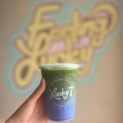 Lucky 7 Coffee - Mermaid latte