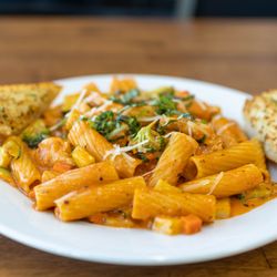 Garcia Bros Cafe - Rigatoni  Primavera pasta.