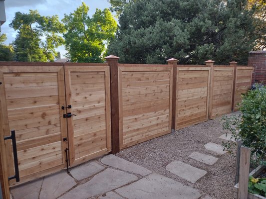 Horizontal Fence Styles - Horizontal fences are known for their modern, elegant look and ability to make outdoor spaces appear wider. Built with tight spacing and durable framing, they provide both privacy and visual appeal. This style works beautifully with contemporary homes and open landscapes.

Contact us for a free consultation — we’ll help you choose a modern design that fits your home and budget.