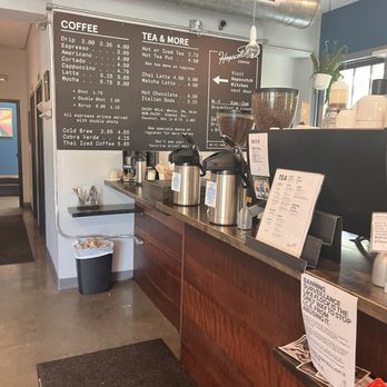 Hopscotch Coffee - Menu and counter - Coffee Roasteries Near Me - Bloomington, Indiana
