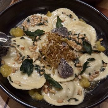 Twelvemonth - Truffle ravioli - Vegan Near Me - Burlingame, California