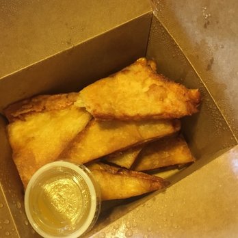 9 Thai Restaurant - Ordered golden bags, got this instead. Unidentifiable filling. Super disappointed. - Thai Near Me - Denver, Colorado