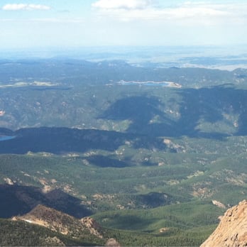 Pikes Peak - America's Mountain - View from the peak of Pikes Peak - Hiking Near Me - Cascade, Colorado Pikes Peak - America's Mountain - View from the peak of Pikes Peak - Hiking Near Me - Cascade, Colorado