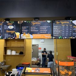 Butter Chicken Roti - Menu Board