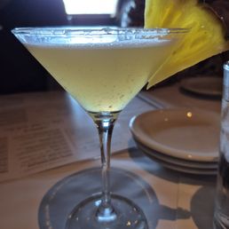 Crushed pineapple martini