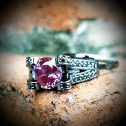 Fountain City Jewelers - This is a custom piece from a client alexenderite and black diamond.