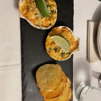 The Charleston Draper - Baked crab shells - New American Near Me - Draper, Utah The Charleston Draper - Baked crab shells - New American Near Me - Draper, Utah