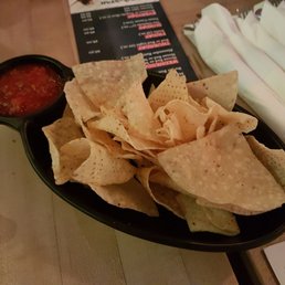 Complimentary chips & salsa Complimentary chips & salsa
