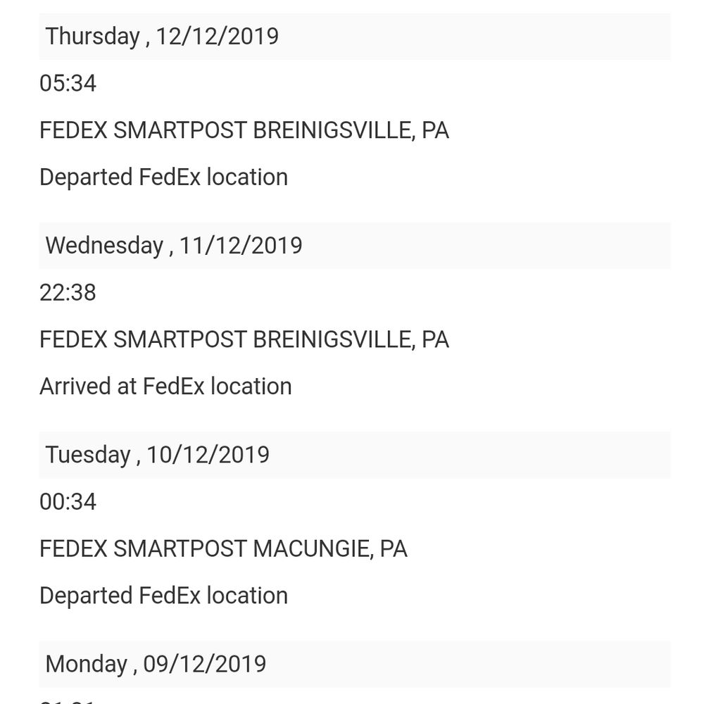 FedEx Ship Center - Photos of tracking info - Shipping Centers Near Me - Horseheads, New York FedEx Ship Center - Photos of tracking info - Shipping Centers Near Me - Horseheads, New York