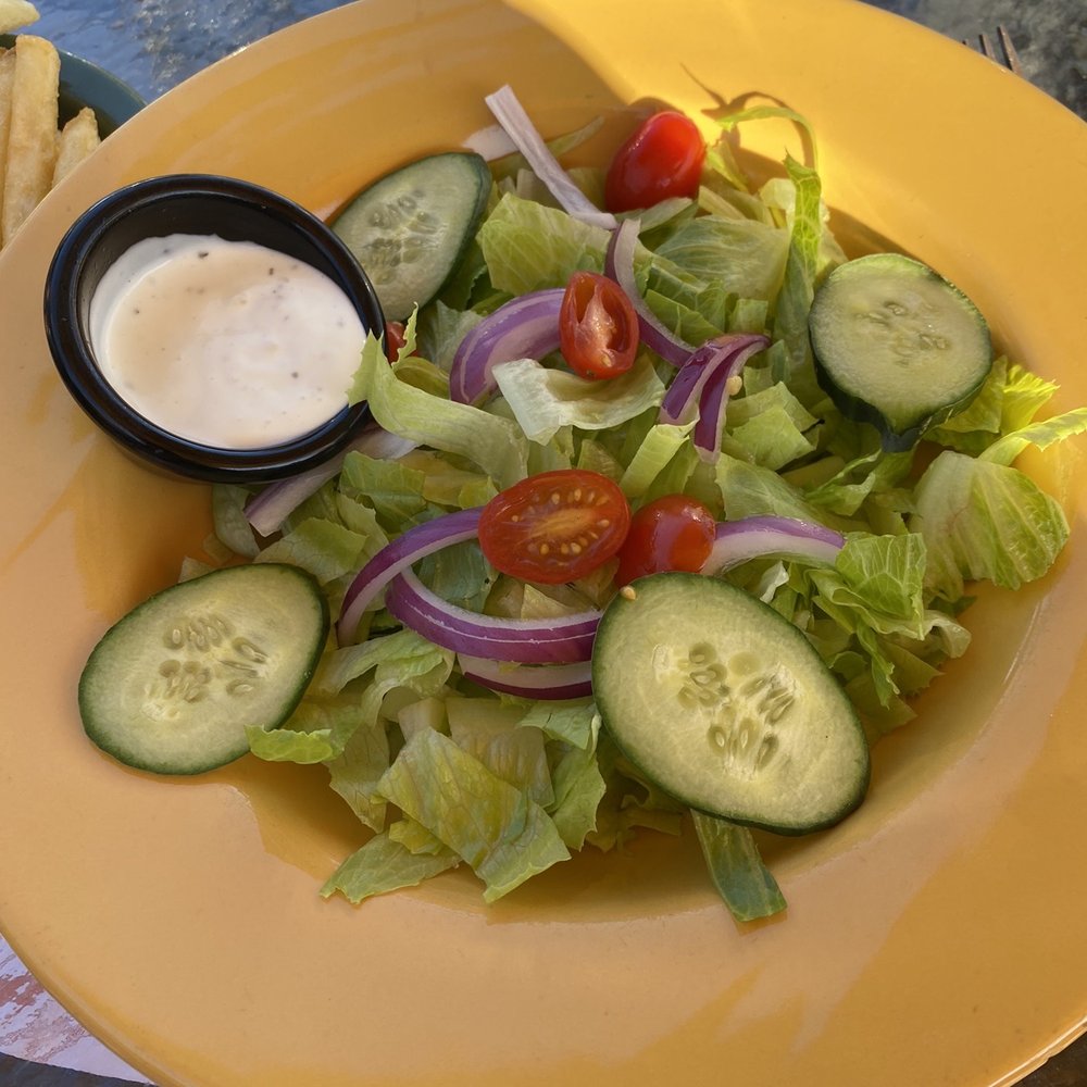 Bistro On the Green - House salad with ranch - New American Near Me - Mackinac Island, Michigan