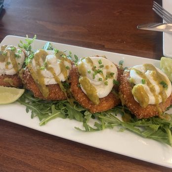 Lujacks All American Grill - Sweet potato crostini app - Wine Bars Near Me - Naples, Florida Lujacks All American Grill - Sweet potato crostini app - Wine Bars Near Me - Naples, Florida
