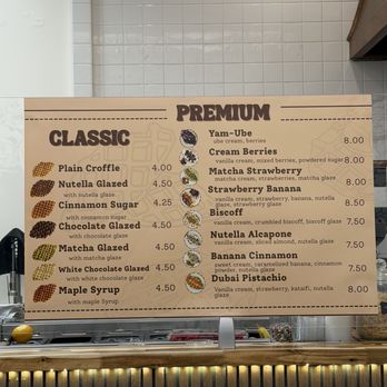 Crazy Croffles - Menu - Desserts Near Me - Salt Lake City, Utah
