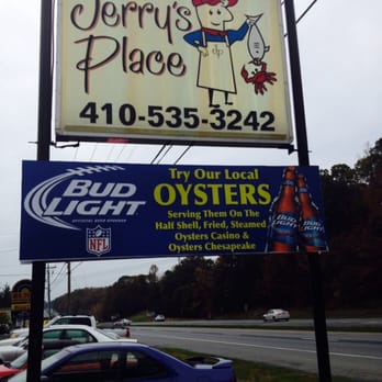 Jerry's Place - Sign to look for. - Seafood Near Me - Prince Frederick, Maryland Jerry's Place - Sign to look for. - Seafood Near Me - Prince Frederick, Maryland