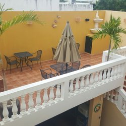 Hotel del Peregrino - One of the small courtyard areas. Perfect for unwinding on the fresh air.