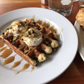 Gigi's Cafe - Milk & Honey Waffle - Cafes Near Me - Portland, Oregon