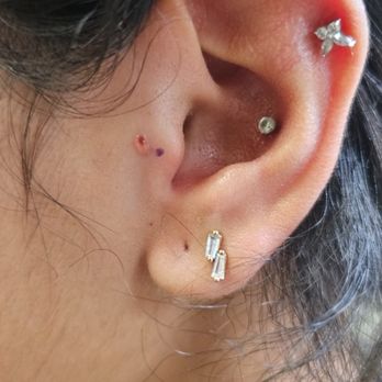 Calaveras Tattoo & Piercing - The marker shows where it was suppose to be... - Tattoo Near Me - Hayward, California