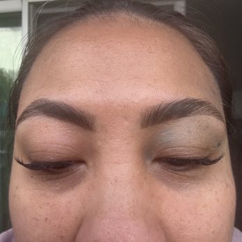 Hollywood Facial - Brow lamination with hybrid tint - Estheticians Near Me - Costa Mesa, California