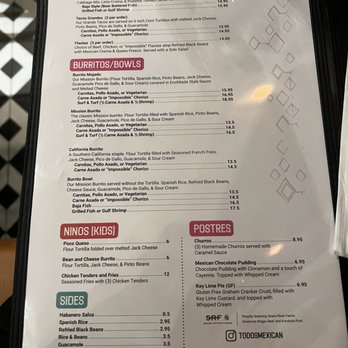 Todos - Menu - Mexican Near Me - Oakland, California Todos - Menu - Mexican Near Me - Oakland, California