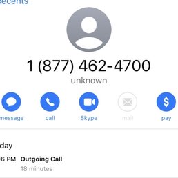 a phone call screen with the text unknown a phone call screen with the text unknown