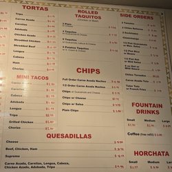 Koyote Tacos - Full menu