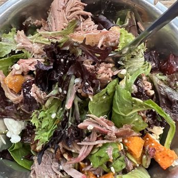American Way Smokehouse - Harvest Salad with Pulled Pork - American Near Me - Chandler, Arizona