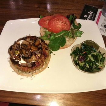 Fresh Kitchen + Juice Bar - Mushroom burger - Vegan Near Me - Toronto, Ontario