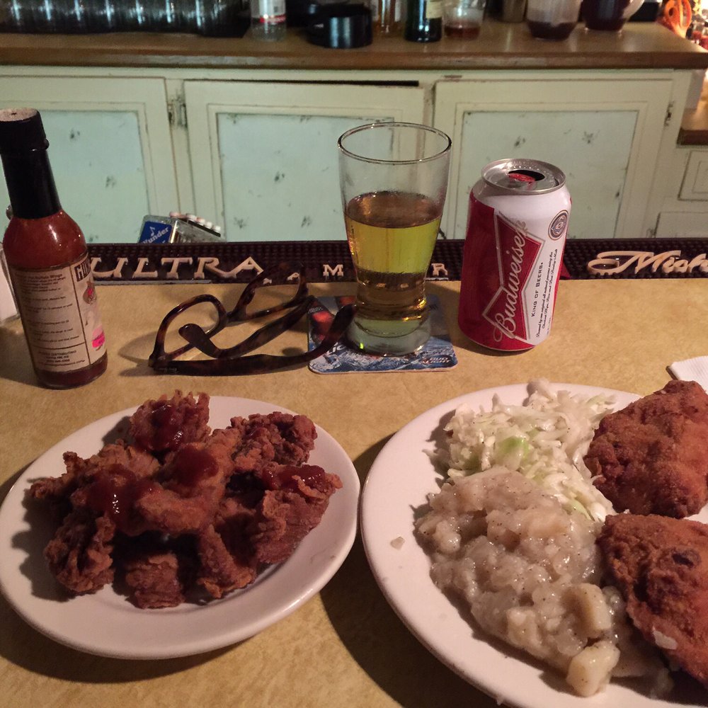 Barto's Idle Hour - Chicken livers, fried thighs with German style slaw and potato salad. Delicious - Lounges Near Me - Frontenac, Kansas Barto's Idle Hour - Chicken livers, fried thighs with German style slaw and potato salad. Delicious - Lounges Near Me - Frontenac, Kansas