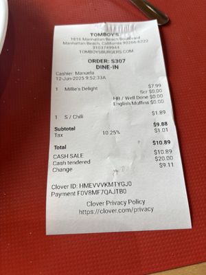 Tomboy's Famous Chiliburgers by null
