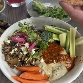 Boychik - Lamb Gyro Hummus Bowl - Salad Near Me - Aurora, Colorado