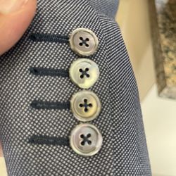 First Virginia Cleaners - Two middle buttons damaged.. smh