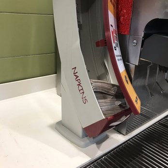 McDonald's - Broken napkin container - Burgers Near Me - Norman, Oklahoma