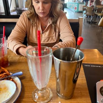 Mia's Table - The empty shake glass drives home the fact that it was awesome! - American Near Me - Shenandoah, Texas Mia's Table - The empty shake glass drives home the fact that it was awesome! - American Near Me - Shenandoah, Texas